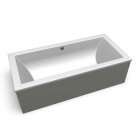 Preciosa 2 bath tub 1800 x 900, greige by Keramag Design