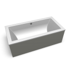 Preciosa 2 bath tub 1905 x 905, greige by Keramag Design
