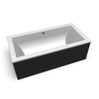 Preciosa 2 bath tub 1905 x 905, grey by Keramag Design