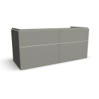 Xeno2 vanity unit 1200mm/4 drawers, greige by Keramag Design