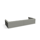 Xeno2 vanity unit 1200mm/ 2 drawer, greige for your 3d room design