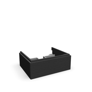 Xeno2 vanity unit 600mm w.1 drawer, grey by Keramag Design