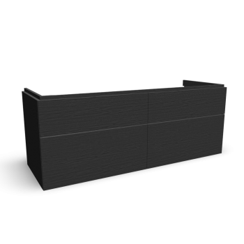 Xeno2 WTU 1400x530mm/ 4 Schubladen, Grau von Keramag Design