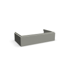 Xeno2 WTU 900x220mm/ 1 Schublade, Greige für die 3D Raumplanung