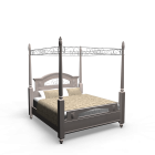 King-size bed for your 3d room design