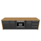 Kitchen island for your 3d room design