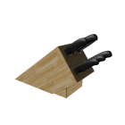 Knife-block for your 3d room design