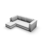 L-Form Couch für die 3D Raumplanung