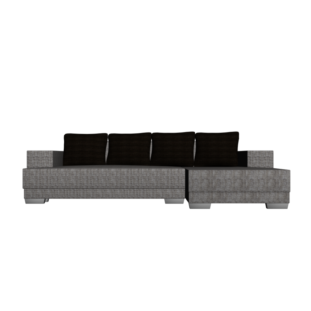 geroosterd brood converteerbaar dividend L-Form Sofa - Design and Decorate Your Room in 3D