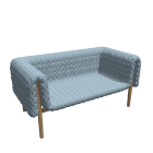 Ruché 2 seater for your 3d room design