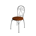 Heart-shaped chair LUBÉRON by Maisons du Monde