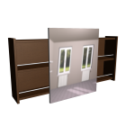 Mirror cabinet for your 3d room design