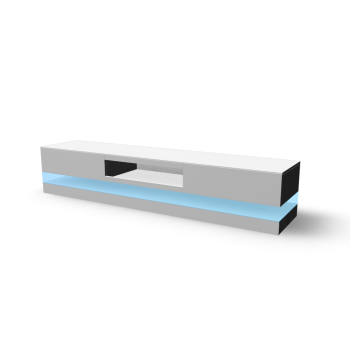 Lowboard Spot with blue LED-Light on by MÖBILIA