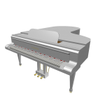 Piano for your 3d room design