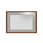 Picture frame with passepartout for your 3d room design