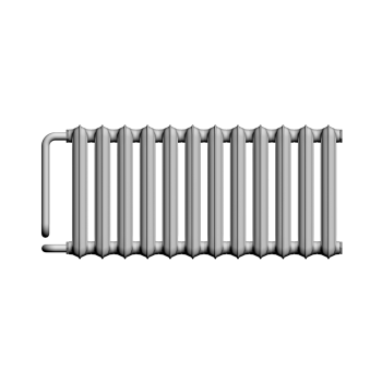 Ribbed radiator