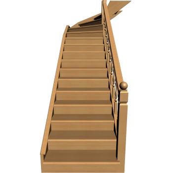 Single winder stairs