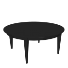 Tisch in schwarz