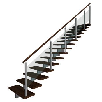 Treppe einläufig rechts