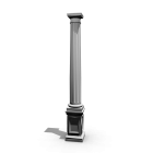 Tuscan column for your 3d room design