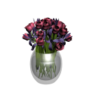 Vase mit Tulpen für die 3D Raumplanung