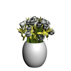 Vase mit Tulpen für die 3D Raumplanung