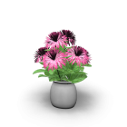 Vase with flowers for your 3d room design