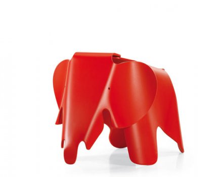 Eames Elephant classic red von Vitra