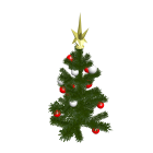 kleiner Weihnachtsbaum für die 3D Raumplanung