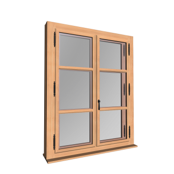 Double-glazed window
