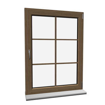 window with glazing bar