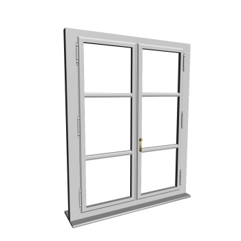 Single-glazed window