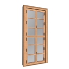 Double-glazed window high for your 3d room design
