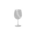 Wine glass for your 3d room design