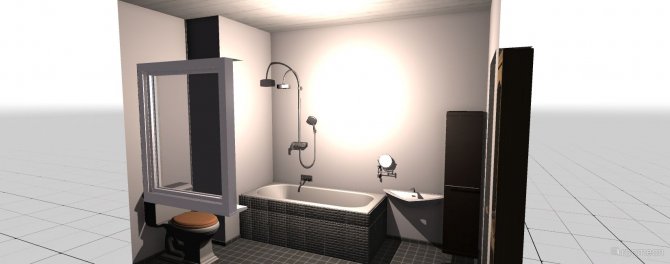 Raumgestaltung Bad in der Kategorie Ankleidezimmer