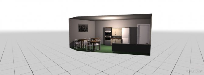 Raumgestaltung Küche  in der Kategorie Ankleidezimmer