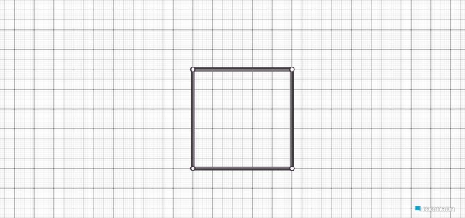 Raumgestaltung Grundrissvorlage Quadrat in der Kategorie Arbeitszimmer