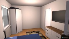 Raumgestaltung kleines Zimmer in der Kategorie Arbeitszimmer