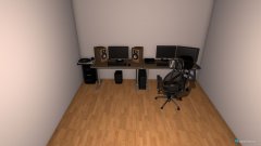 Raumgestaltung Musikraum in der Kategorie Arbeitszimmer