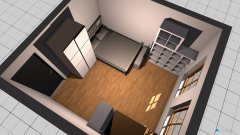 Raumgestaltung Zimmer ohne Hochbett in der Kategorie Arbeitszimmer