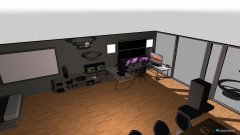Raumgestaltung Zocker Wohnung oder Loft in der Kategorie Arbeitszimmer
