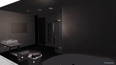 Raumgestaltung Bad 1 mit eckbadewanne in der Kategorie Badezimmer