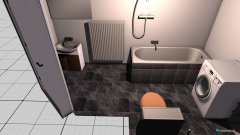 Raumgestaltung Bad obergeschoss in der Kategorie Badezimmer