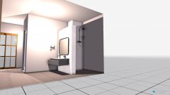 Raumgestaltung Bad Staffelgeschoss in der Kategorie Badezimmer