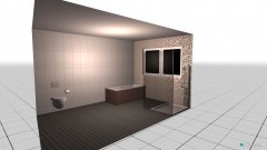 Raumgestaltung Bad unten in der Kategorie Badezimmer