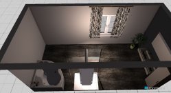 Raumgestaltung Bad Variante 1 in der Kategorie Badezimmer