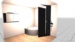 Raumgestaltung Bad2 in der Kategorie Badezimmer