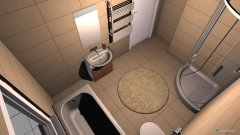 Raumgestaltung Bad in der Kategorie Badezimmer