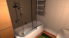 Raumgestaltung Badezimmer mit Eckbadewanne in der Kategorie Badezimmer