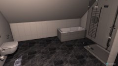 Raumgestaltung badezimmer oben  in der Kategorie Badezimmer